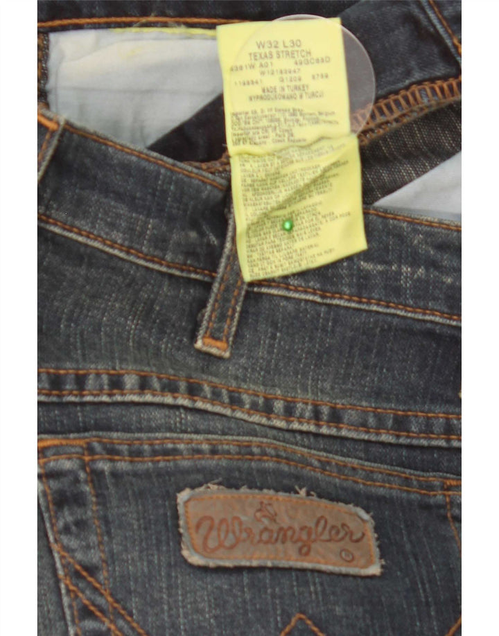 Wrangler Masculino Texas Stretch Straight Jeans W32 L30 Azul Marinho