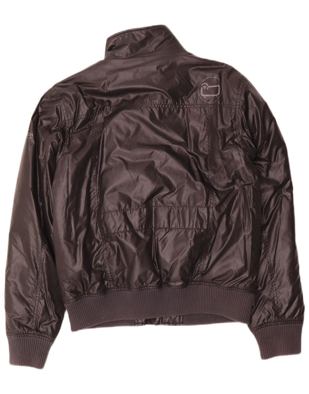 Jaqueta bomber masculina Woolrich Reino Unido 38 nylon preto médio