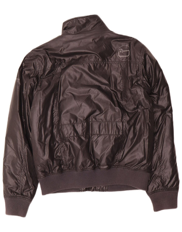 Jaqueta bomber masculina Woolrich Reino Unido 38 nylon preto médio