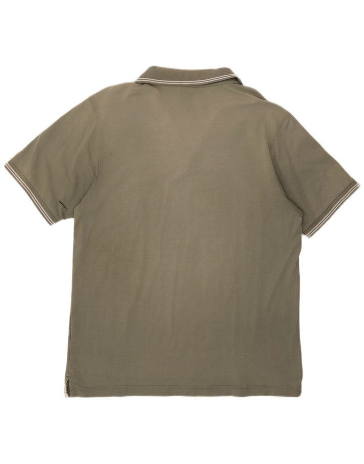 Camisa polo masculina Champion grande algodão cáqui