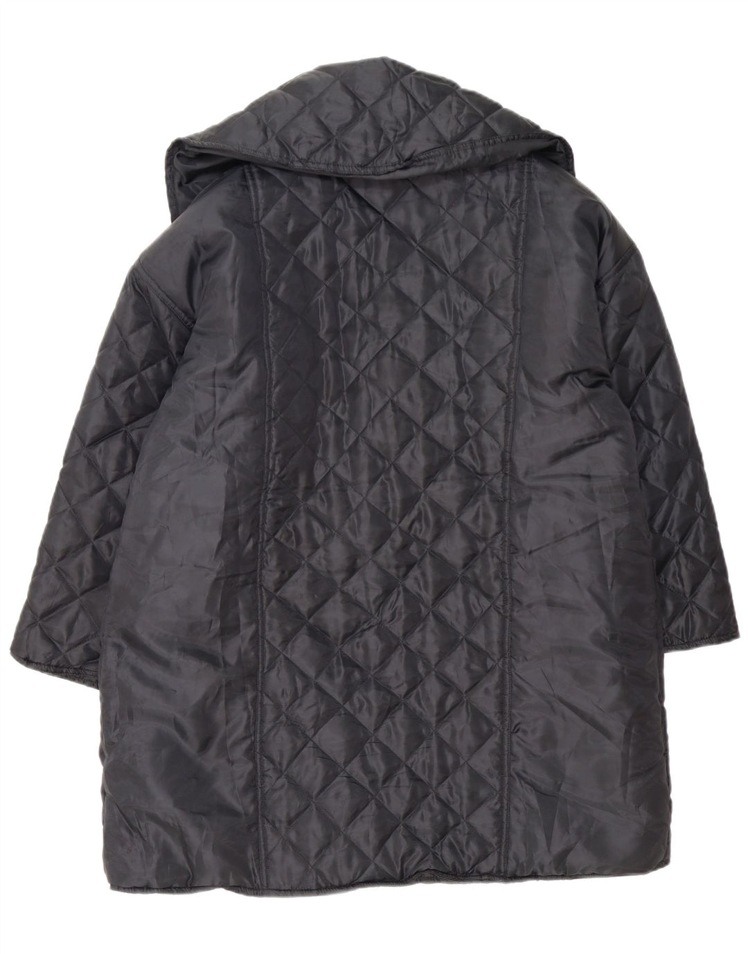 Sobretudo acolchoado oversized feminino Roberta di Camerino Reino Unido 18 XL preto