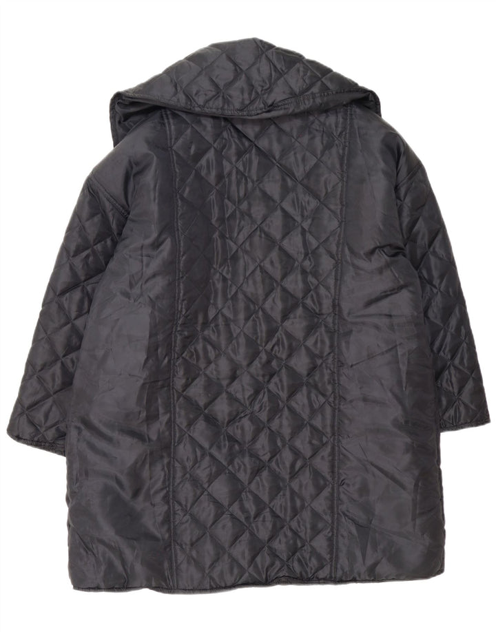 Sobretudo acolchoado oversized feminino Roberta di Camerino Reino Unido 18 XL preto