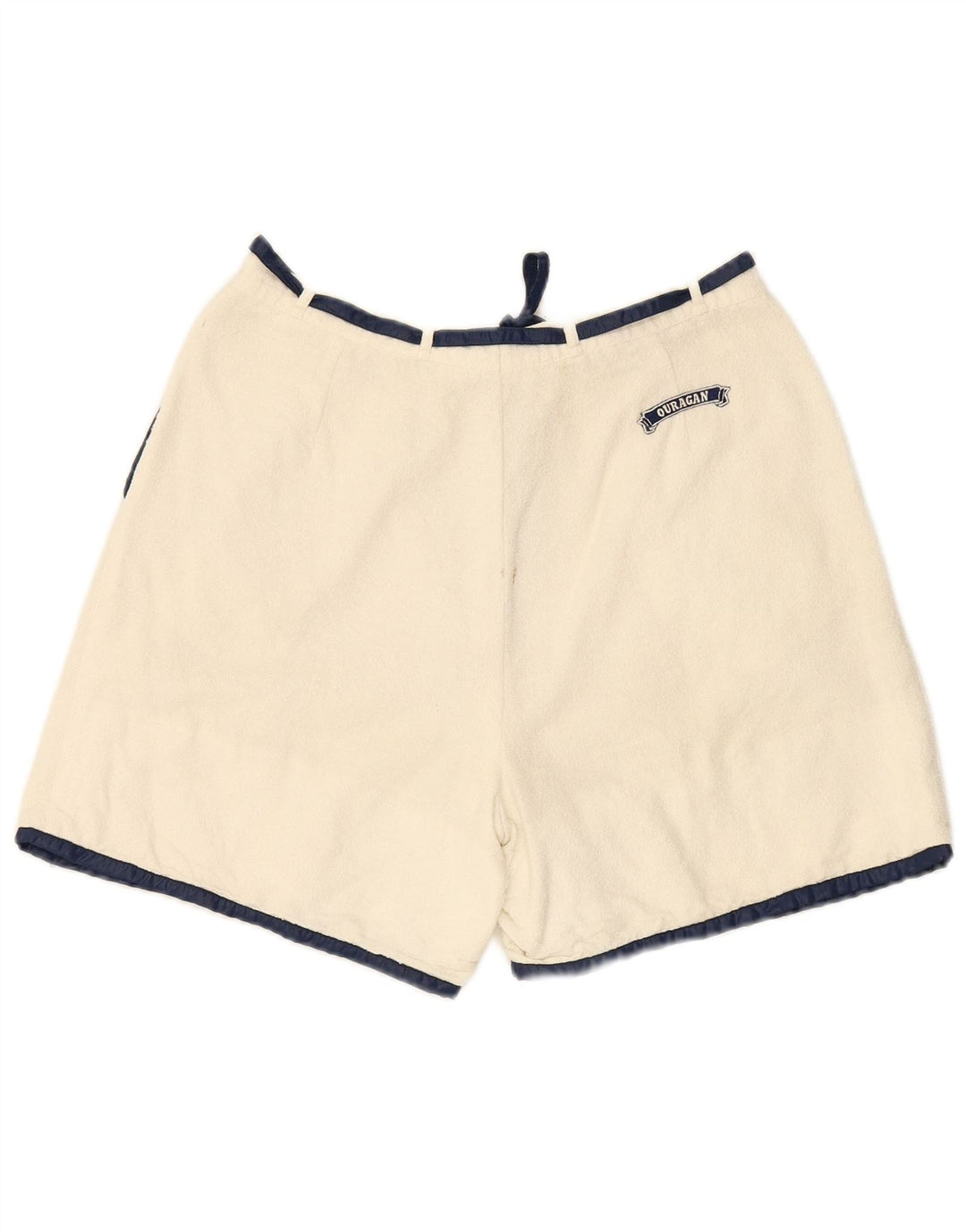 Shorts casual feminino OURAGAN W28 algodão branco médio