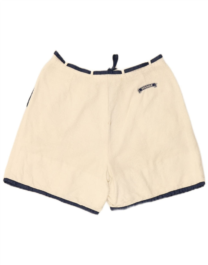 Shorts casual feminino OURAGAN W28 algodão branco médio