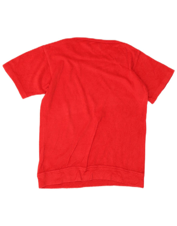 Camiseta masculina Cerruti 1881 Top UK 36 pequeno algodão vermelho