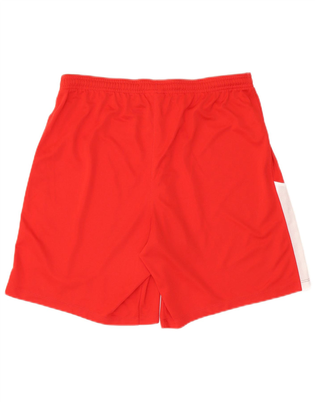 Shorts esportivos masculinos NIKE Dri Fit Slim Fit grande bloco vermelho