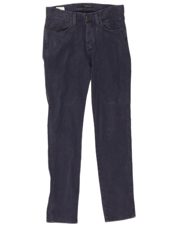 Jeans masculinos Jeckerson Slim W29 L30 algodão azul marinho