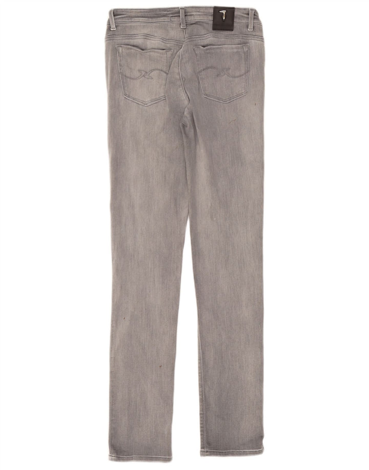 Jeans skinny feminino Trussardi W28 L31 cinza