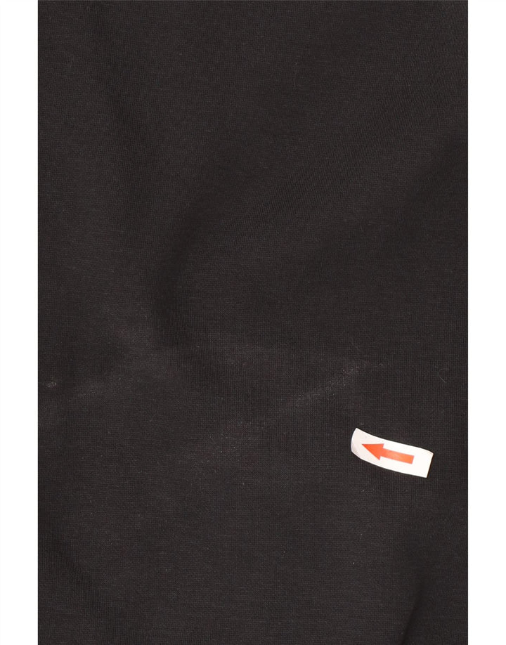 Suéter masculino com capuz e zíper K-Way 2XL poliéster preto