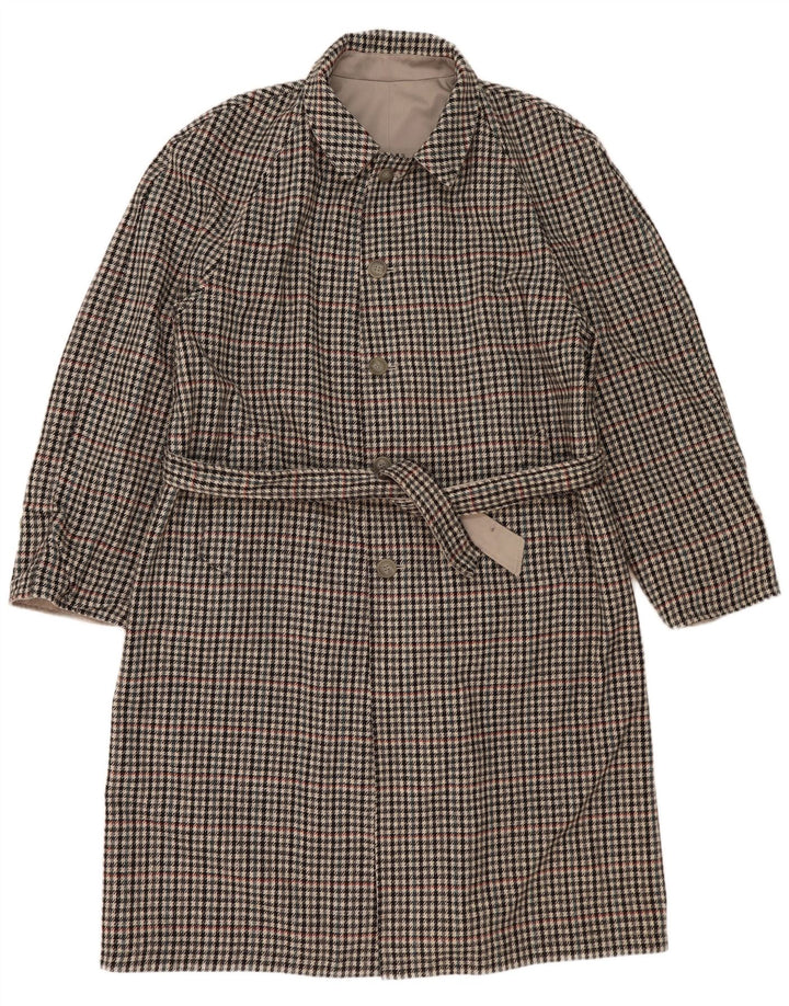 Casaco impermeável reversível masculino Hamilton IT 56 3XL poliéster xadrez cinza