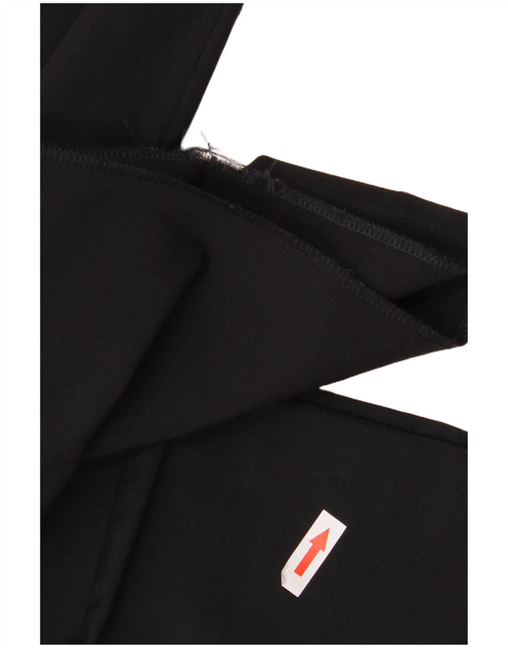 Calça feminina de terno reto Richmond UK 10 pequena W30 L35 preta