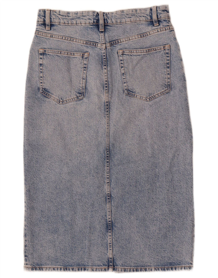 Saia jeans feminina Zara médio W28 algodão azul