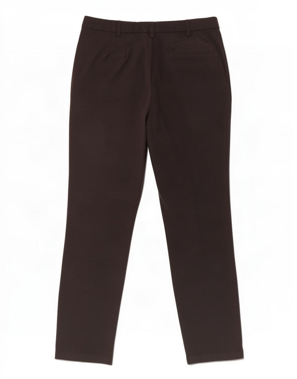 Calça feminina Marks & Spencer de terno reto Reino Unido 14 grande W32 L27 preta