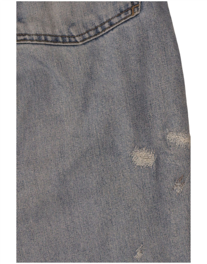 Jeans retos femininos Armani W34 L33 algodão azul