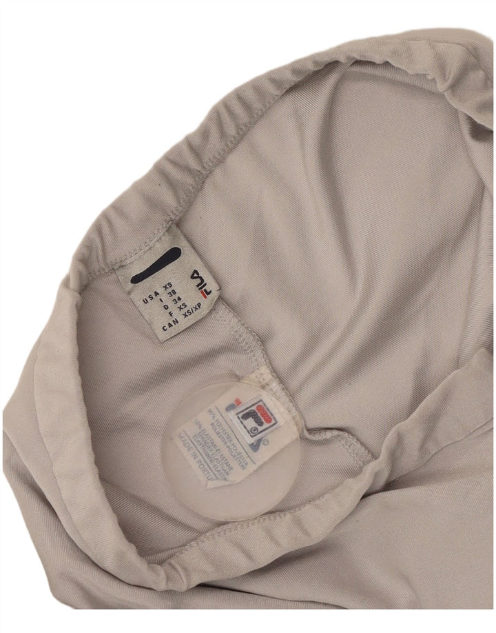 Calça de treino feminina Fila UK 6 XS poliéster cinza