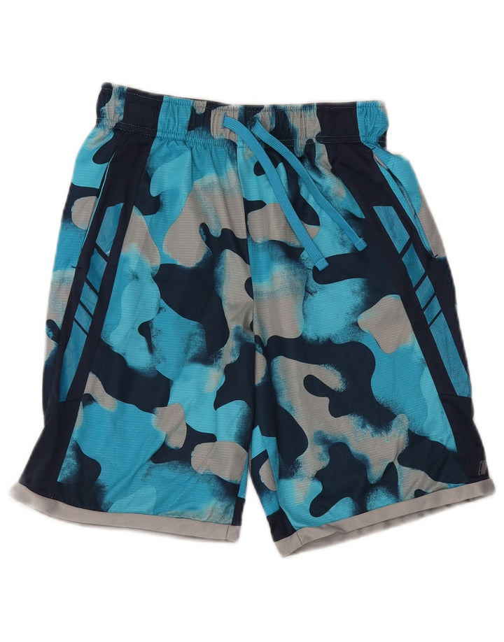 Russell Athletic Boys Sport Shorts 14-15 anos XL azul camuflagem poliéster
