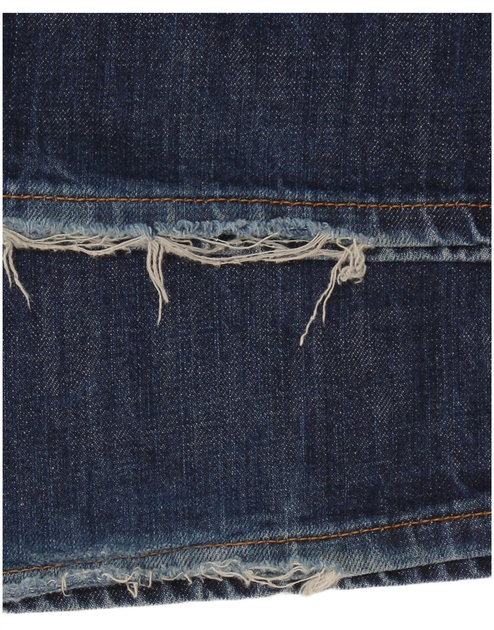 Tommy Hilfiger Masculino Bootcut Jeans W36 L32 Azul Marinho Algodão
