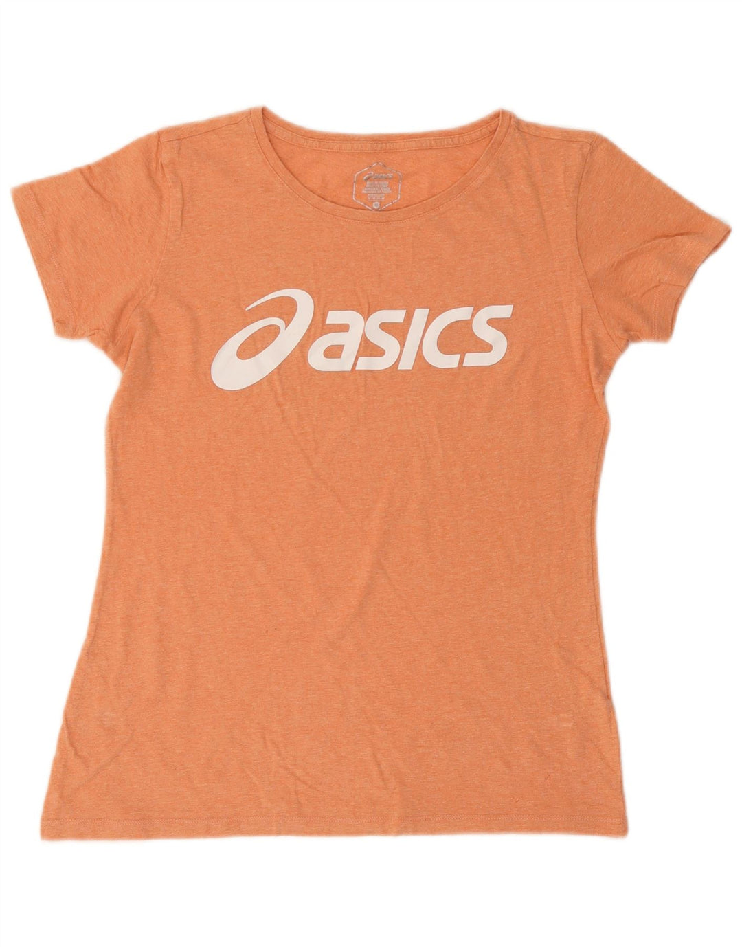 Camiseta Asics Feminina Graphic Top UK 12 Médio Laranja