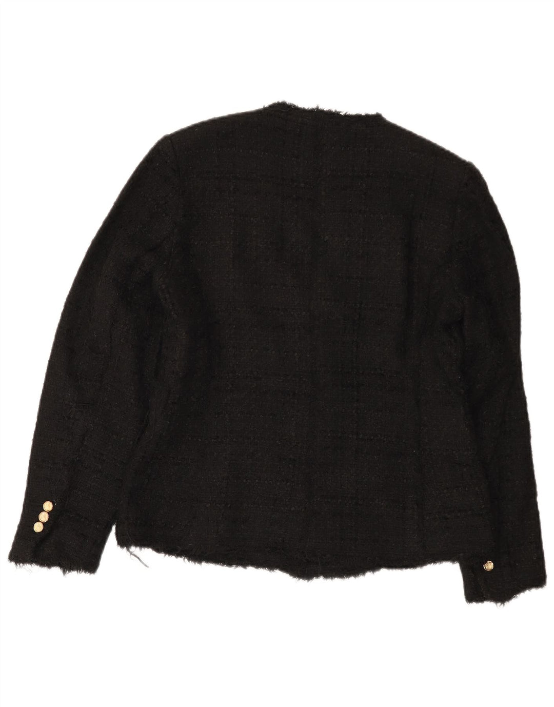 Jaqueta blazer feminina Zara com peito duplo, 12 preto médio