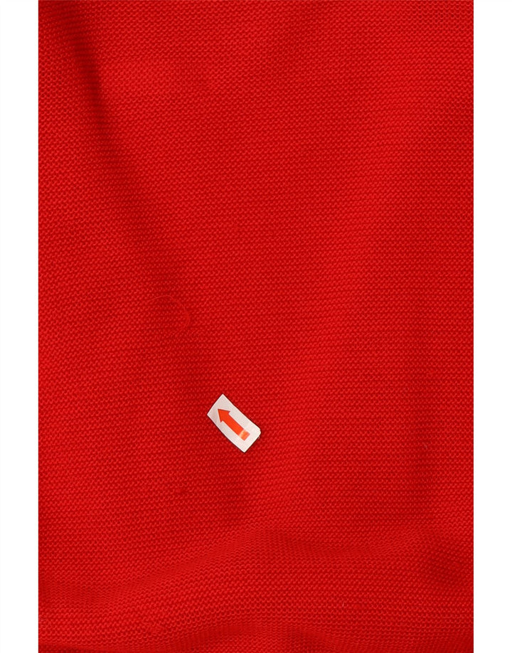 Suéter Cardigan Feminino Vintage EU 44 XL Lã Vermelha