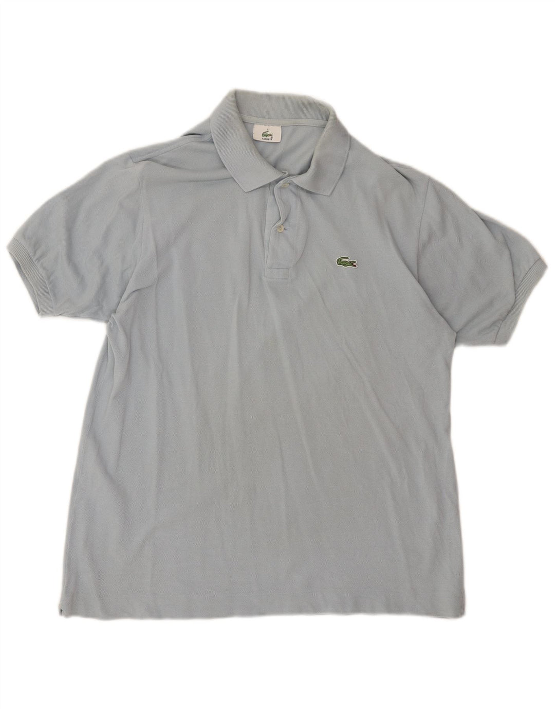 Camisa polo masculina LACOSTE tamanho 5 grande algodão azul