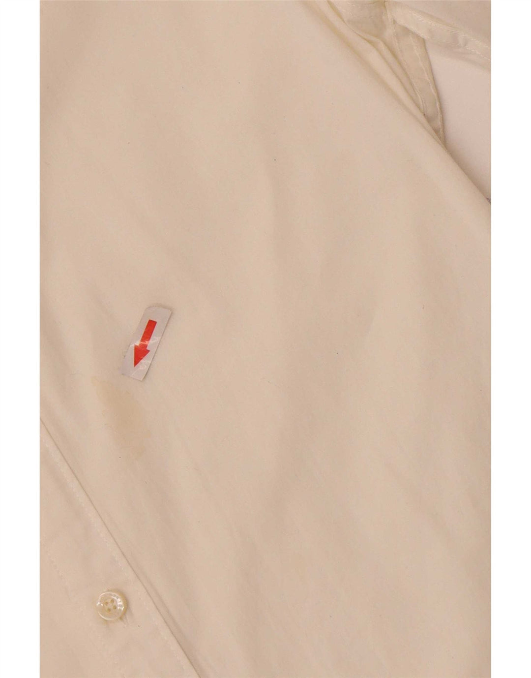 Tommy Hilfiger Mens Slim Fit Camisa Média Off White Algodão