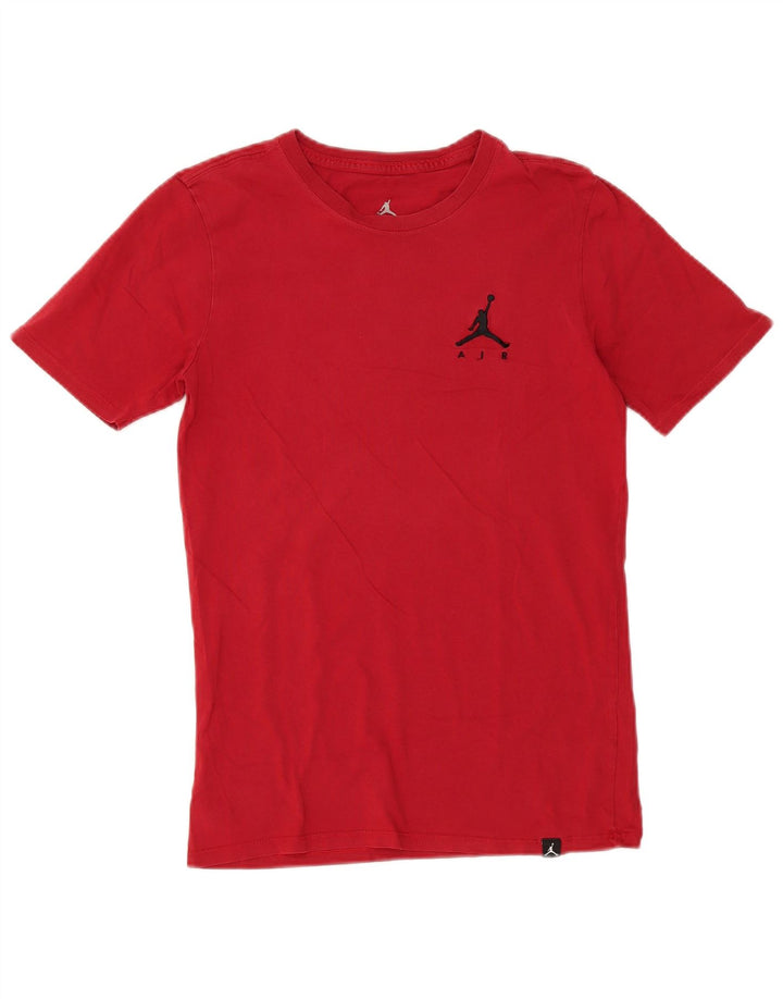 Camiseta masculina Jordan pequena de algodão vermelho