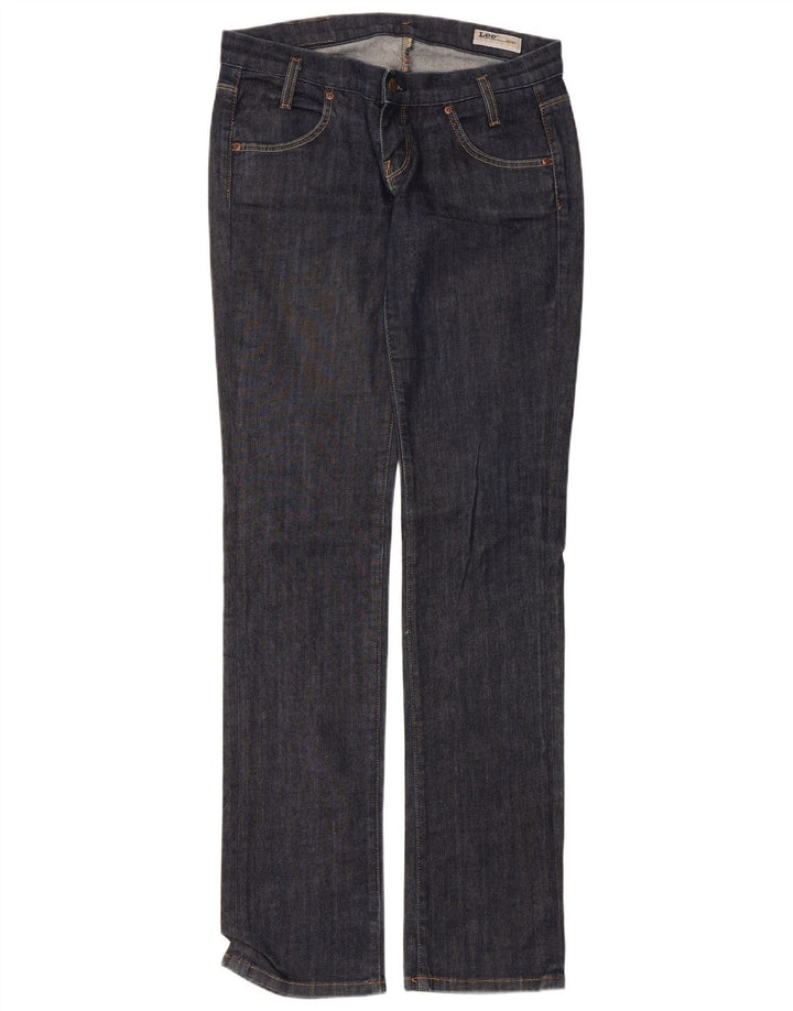 Lee Womens Lynn Slim Jeans W30 L35 Azul Marinho Algodão