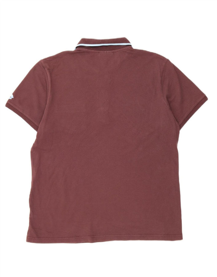 Camisa polo masculina LOTTO grande marrom