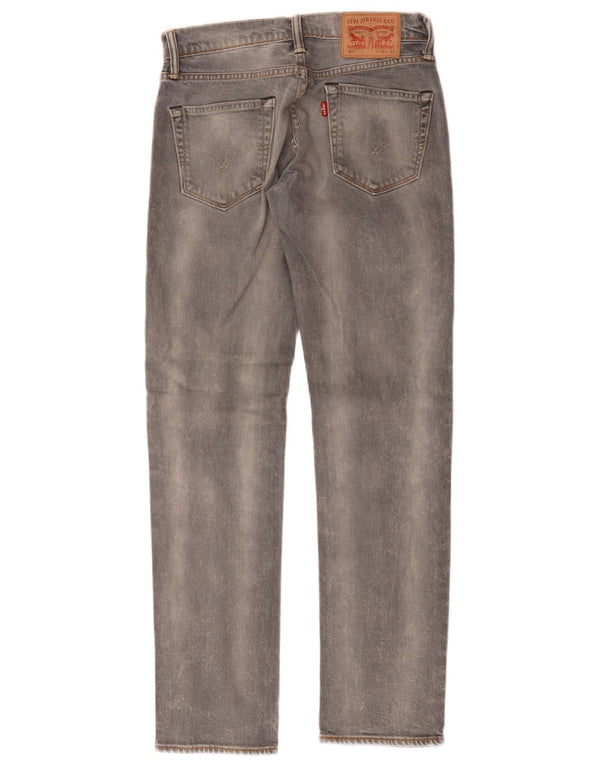 Calça Jeans Levis 511 Slim Masculina W28 L32 Cinza Algodão