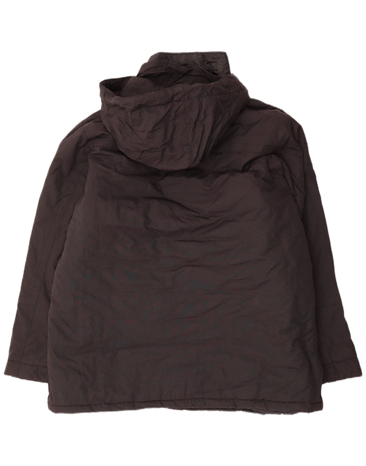 Jaqueta corta-vento masculina Brugi com capuz tamanho 59 3XL preta