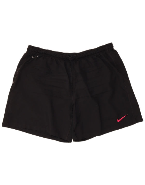 Nike Mens Dri Fit Sport Shorts Large Black Polyester