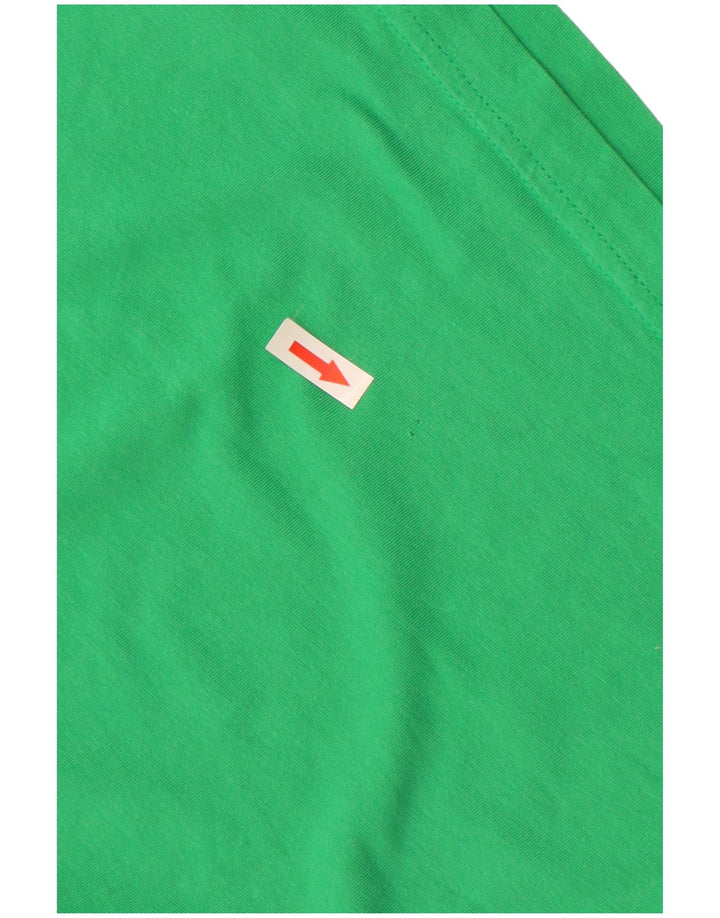 Puma Mens Graphic Vest Top Grande Algodão Verde