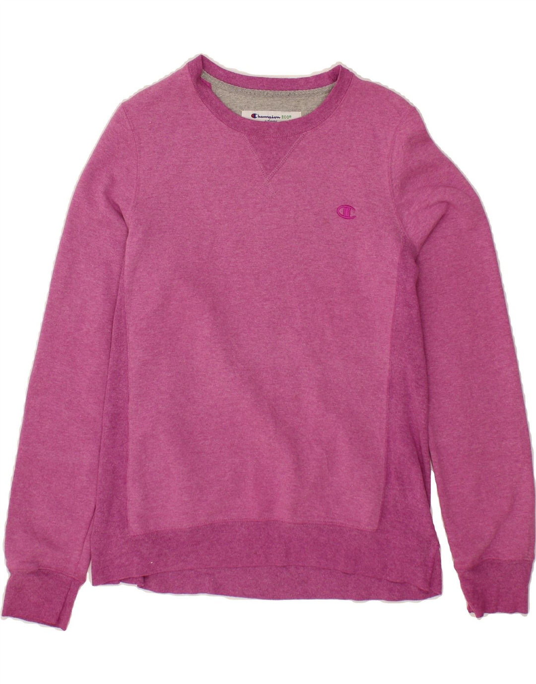 CHAMPION Womens Sweatshirt Jumper UK 14 Medium Pink Cotton Vintage Champion and Second-Hand Champion from Messina Hembry 