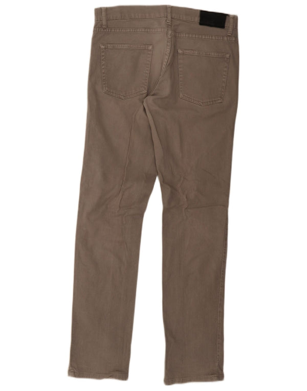 Zara Mens Slim Jeans W33 L33 Cinza Algodão