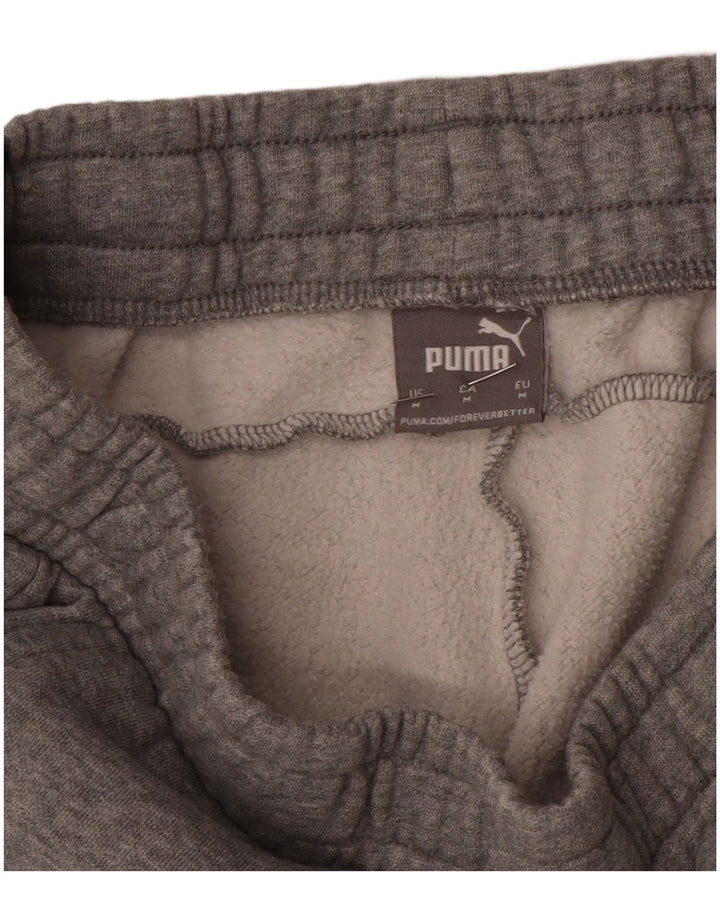 Calça de treino masculina Puma Joggers cinza médio manchado