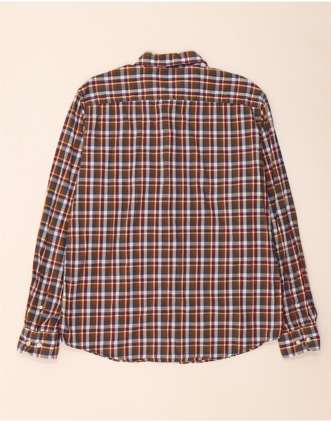 Camisa masculina Esprit Regular Fit XL algodão xadrez multicolorido