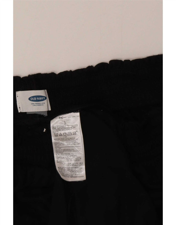 Vestido feminino Old Navy com ombros de fora UK 16 grande rayon preto