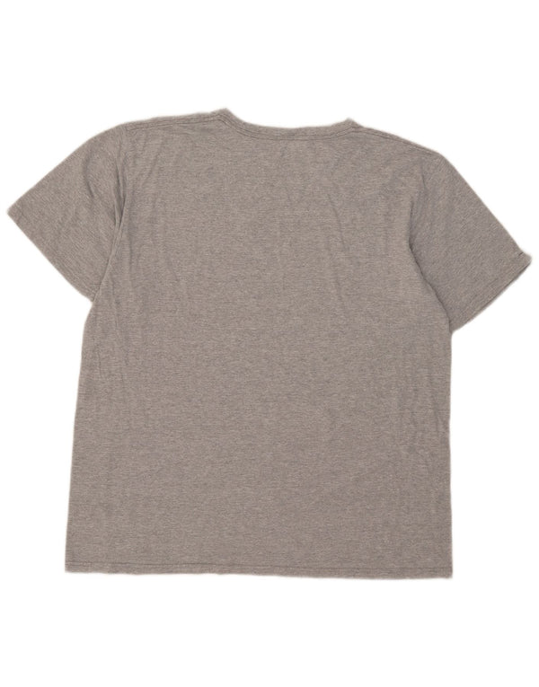 Camiseta Adidas Masculina Graphic Top XL Cinza Algodão