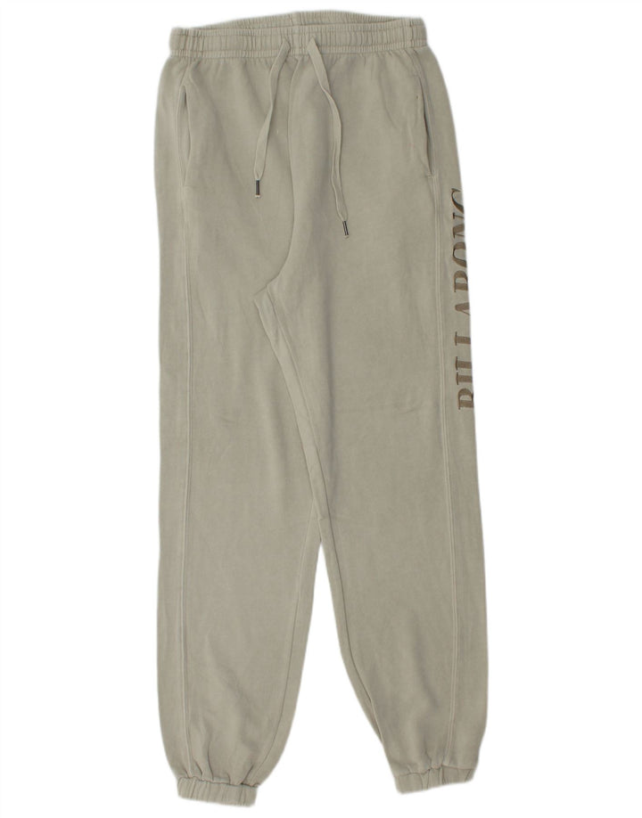 Billabong masculino gráfico agasalho calças joggers pequeno bege