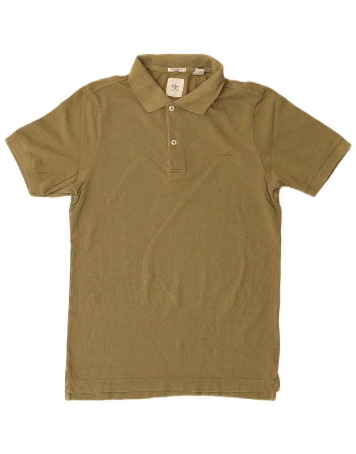 Camisa polo masculina DOCKERS pequena cáqui