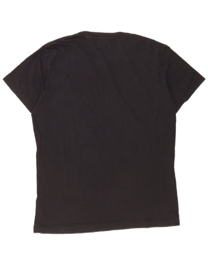 Diesel Camiseta masculina gráfica Top grande azul marinho