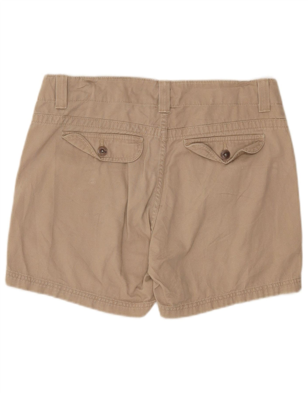 Shorts cargo feminino Lee US 10 grande W34 algodão bege