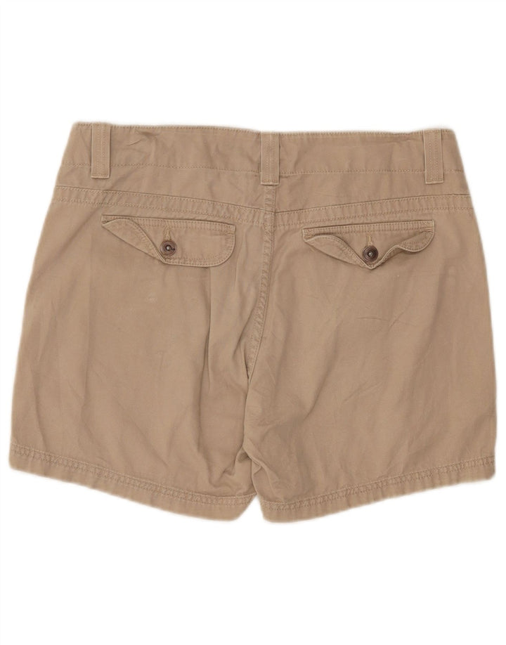 Shorts cargo feminino Lee US 10 grande W34 algodão bege
