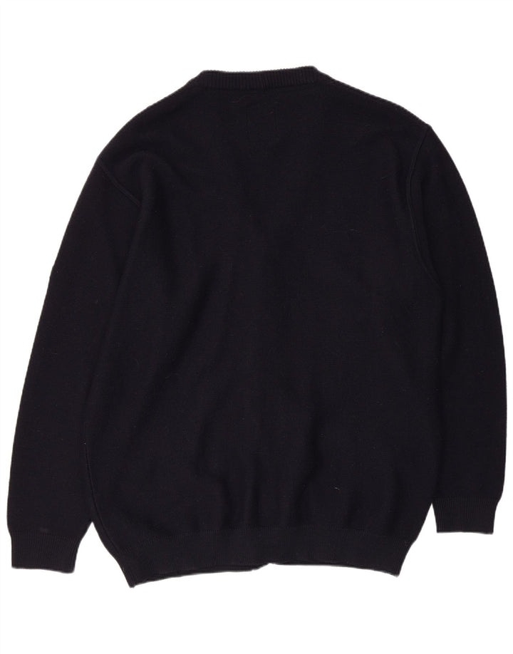 Suéter cardigã masculino GREEN COAST IT 54 XL azul marinho lã merino