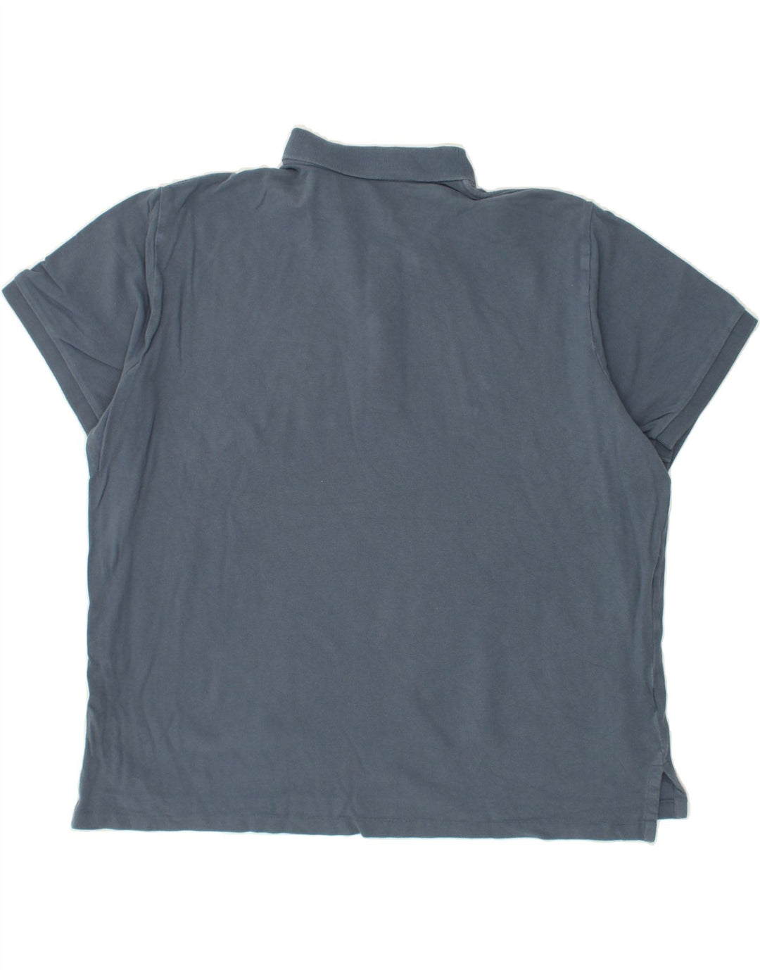 EDDIE BAUER Mens Polo Shirt 2XL Blue Cotton Vintage Eddie Bauer and Second-Hand Eddie Bauer from Messina Hembry 