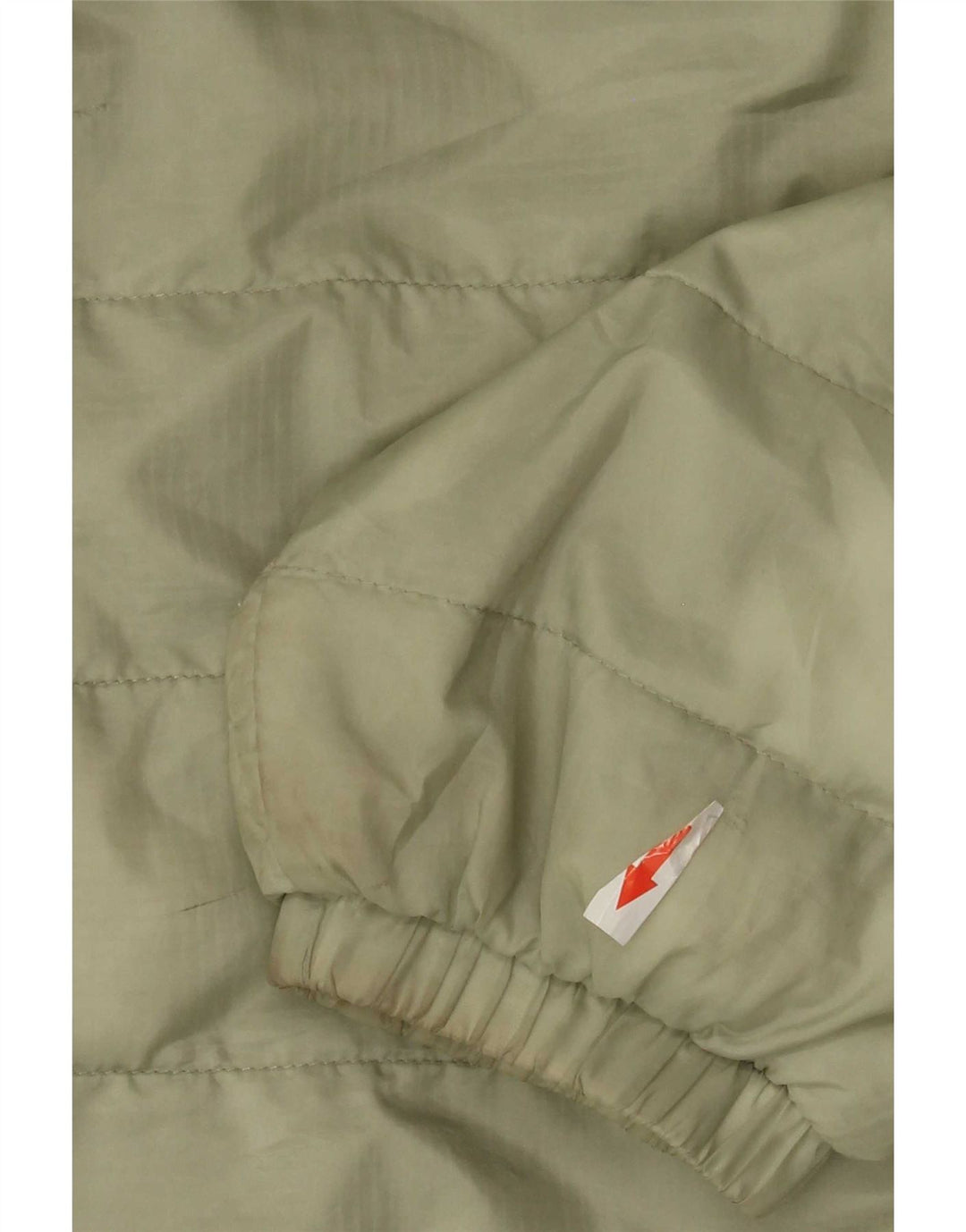 Jaqueta acolchoada com capuz feminina Levi's UK 18 XL verde poliéster
