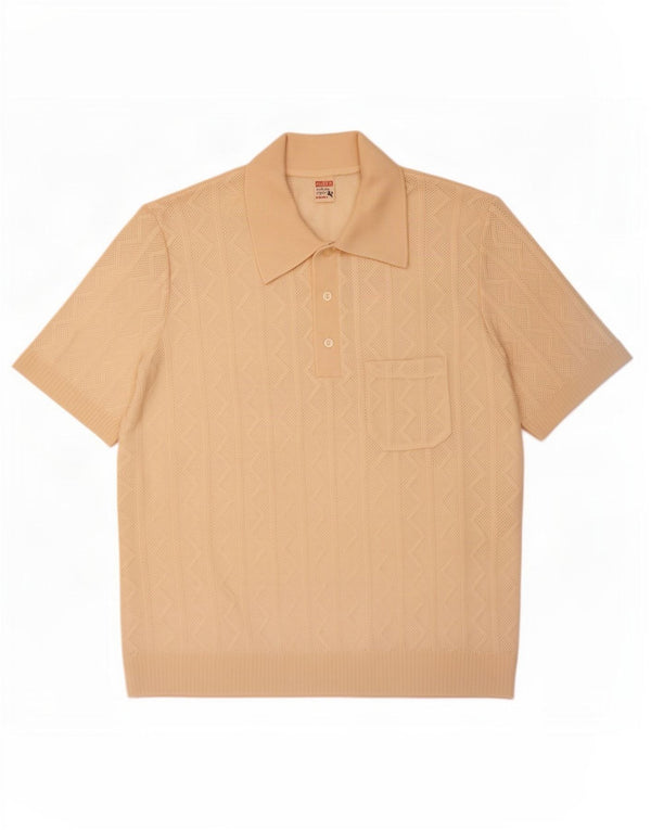 Camisa polo masculina Huber médio bege