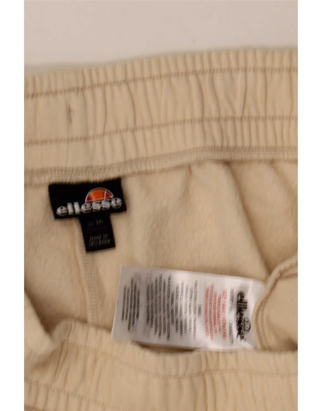 Shorts esportivos masculinos Ellesse algodão bege médio