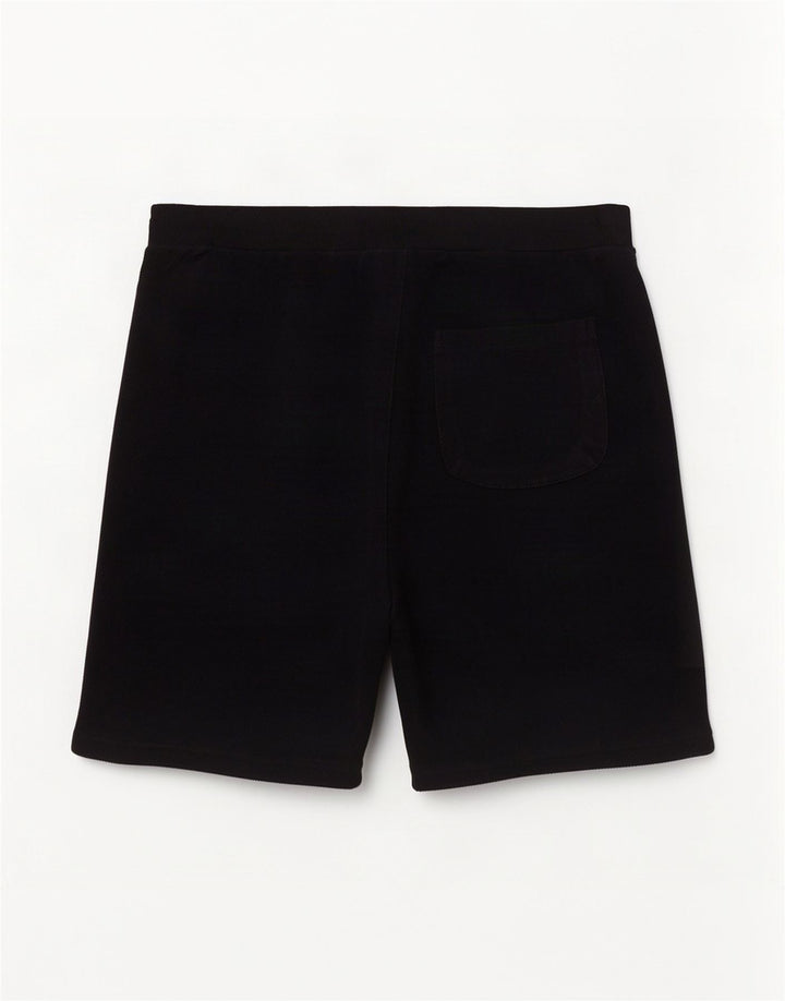 Zara Shorts esportivos masculinos grandes de algodão azul marinho